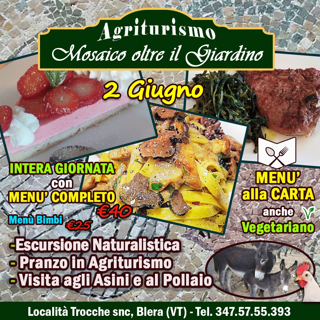 2 giugno all’agriturismo