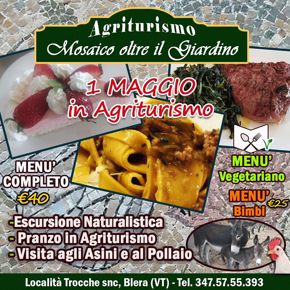 1 maggio in Agriturismo